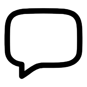 Message Icon from Mynaui Line Set