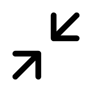 Minimize One Icon from Mynaui Line Set