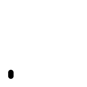 Mobile Signal One Icon from Mynaui Line Set
