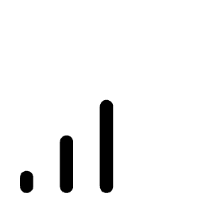 Mobile Signal Three Icon from Mynaui Line Set