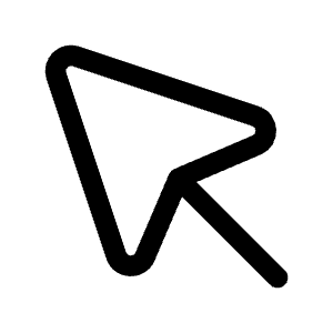 Mouse Pointer Icon from Mynaui Line Set