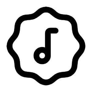 Music Waves Icon from Mynaui Line Set