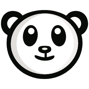 Panda Icon from SVG Logos Set