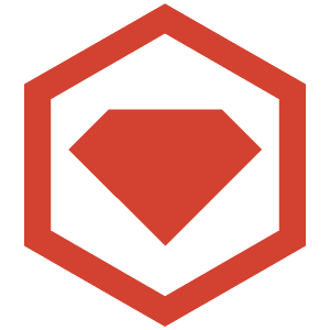 Rubygems Icon from SVG Logos Set