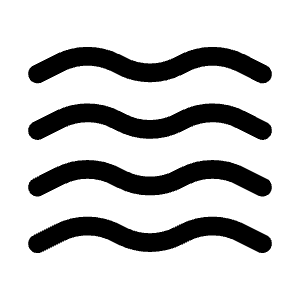 Sea Waves Icon from Mynaui Line Set