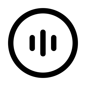 Signal Circle Icon from Mynaui Line Set