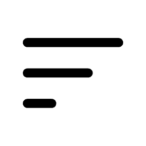 Sort Icon from Mynaui Line Set