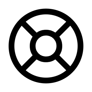 Support Icon from Mynaui Line Set