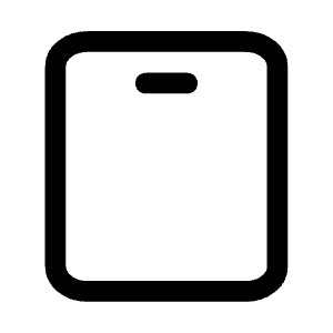 Tablet Icon from Mynaui Line Set