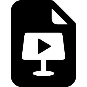 File Earmark Slides Fill Icon from Bootstrap Set