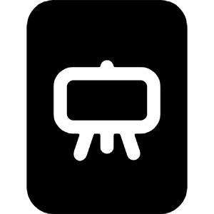 File Easel Fill Icon from Bootstrap Set