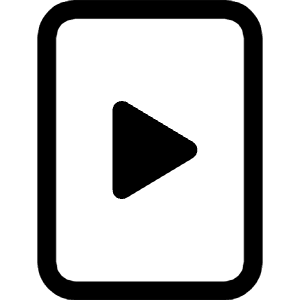 File Play Icon from Bootstrap Set