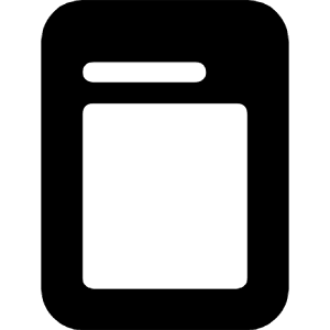 File Post Fill Icon from Bootstrap Set