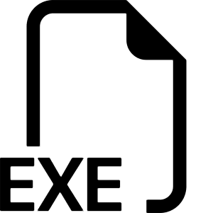 Filetype Exe Icon from Bootstrap Set