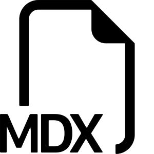 Filetype Mdx Icon from Bootstrap Set