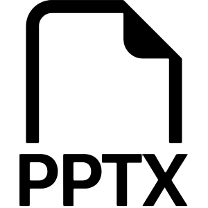 Filetype Pptx Icon from Bootstrap Set
