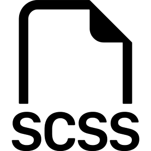Filetype Scss Icon from Bootstrap Set