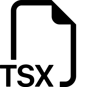 Filetype Tsx Icon from Bootstrap Set