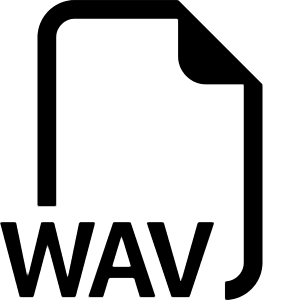 Filetype Wav Icon from Bootstrap Set