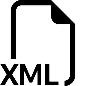 Filetype Xml Icon from Bootstrap Set