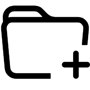 Folder Plus Icon from Bootstrap Set