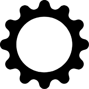 Gear Wide Icon from Bootstrap Set