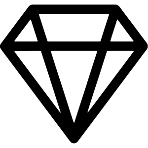 Gem Icon from Bootstrap Set