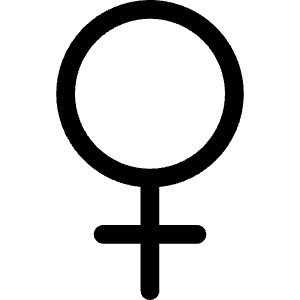 Gender Female Icon from Bootstrap Set