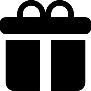 Gift Fill Icon from Bootstrap Set