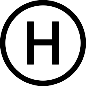 H Circle Icon from Bootstrap Set
