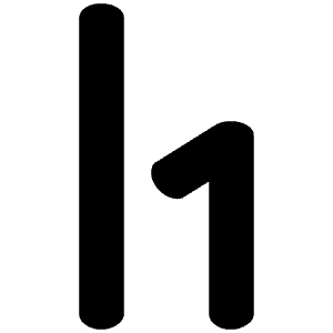 Hacker One Icon from SVG Logos Set