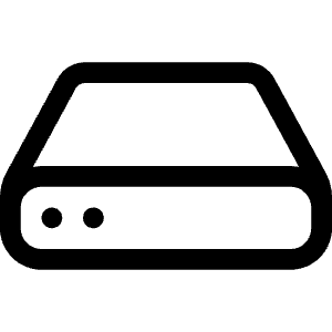 Hdd Icon from Bootstrap Set