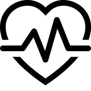 Heart Pulse Icon from Bootstrap Set