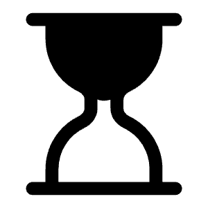 Hourglass Top Icon from Bootstrap Set