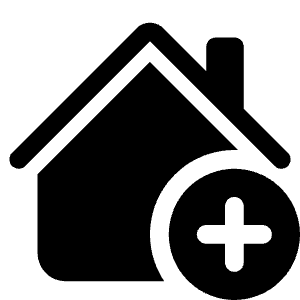 House Add Fill Icon from Bootstrap Set