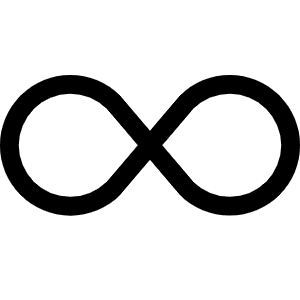 Infinity Icon from Bootstrap Set