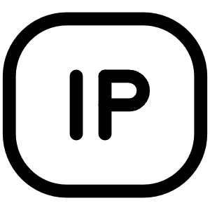 Ip Address Tag Icon from Iconoir Regular Set