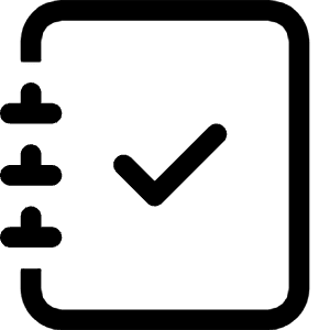 Journal Check Icon from Bootstrap Set