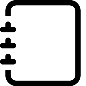 Journal Icon from Bootstrap Set