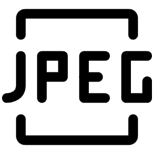 Jpeg Format Icon from Iconoir Regular Set