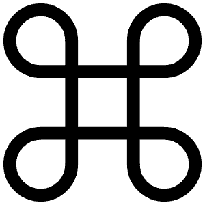 Key Command Icon from Iconoir Regular Set