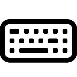 Keyboard Icon from Bootstrap Set