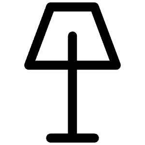 Lamp Icon from Iconoir Regular Set