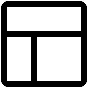 Layout Left Icon from Iconoir Regular Set