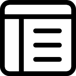 Layout Text Window Reverse Icon from Bootstrap Set