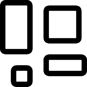 Layout Wtf Icon from Bootstrap Set