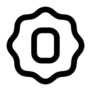Letter O Waves Icon from Mynaui Line Set