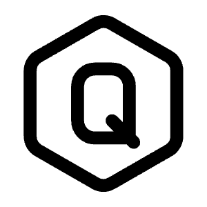 Letter Q Hexagon Icon from Mynaui Line Set