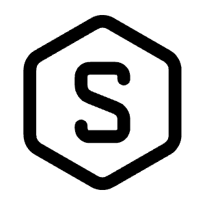 Letter S Hexagon Icon from Mynaui Line Set