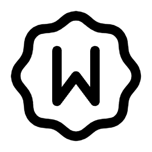 Letter W Waves Icon from Mynaui Line Set